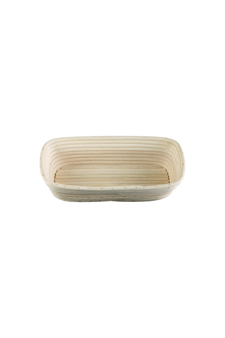 Brotform Rectangular Bread Proofing Basket, 12 x 5.5-Inch, Main, color, Brown