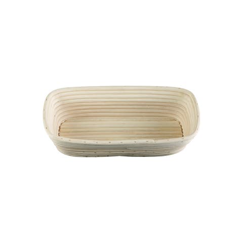 Brotform Rectangular Bread Proofing Basket, 12 x 5.5-Inch