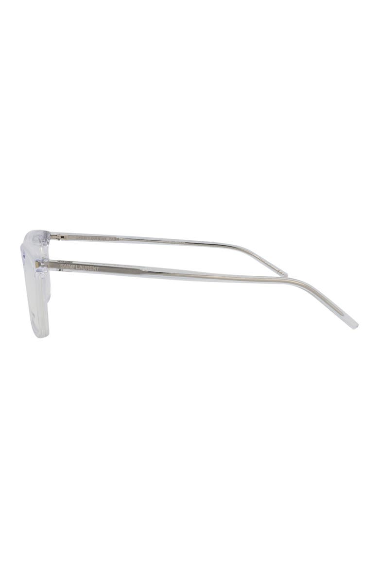 Core 55mm Square Optical Glasses, Alternate, color, CRYSTAL CRYSTAL TRANSPARENT