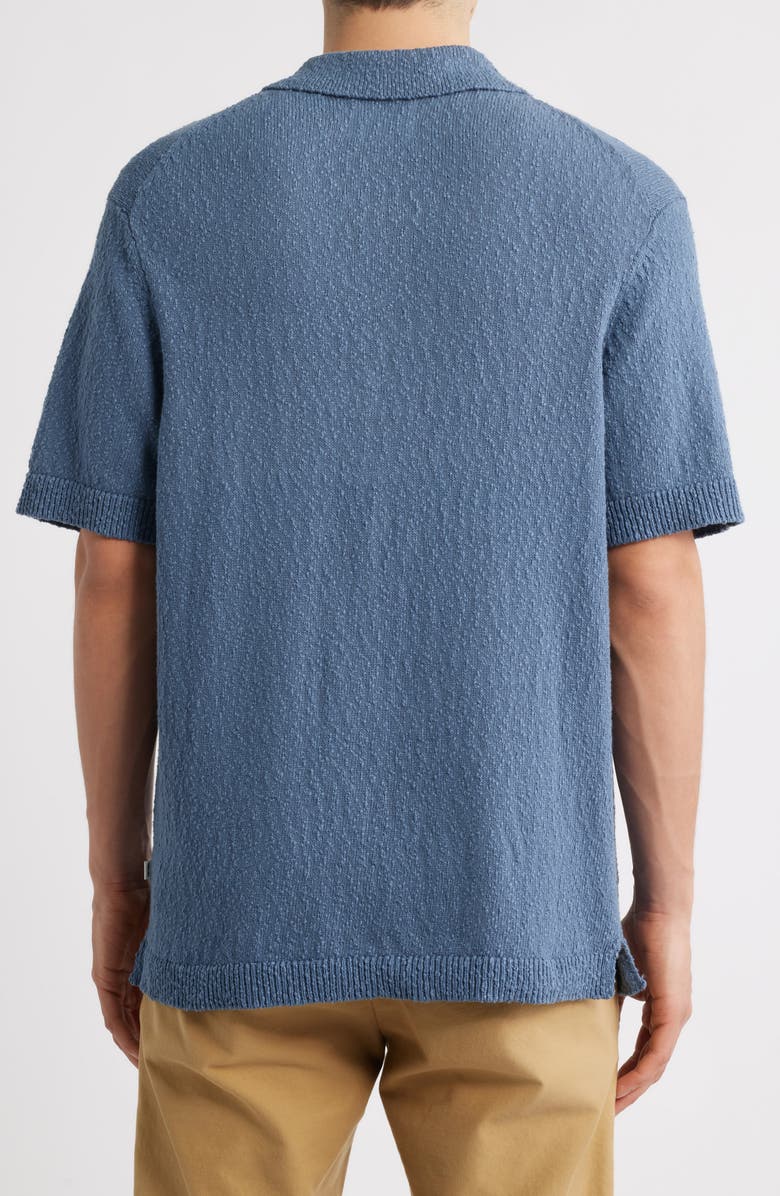 NN07 Randy Jacquard Cotton Polo, Alternate, color, Bering Sea