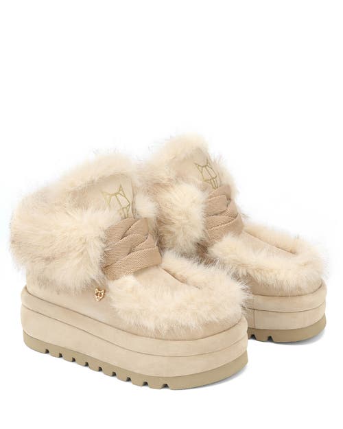 Naked Wolfe Bambi Suede Boot In White