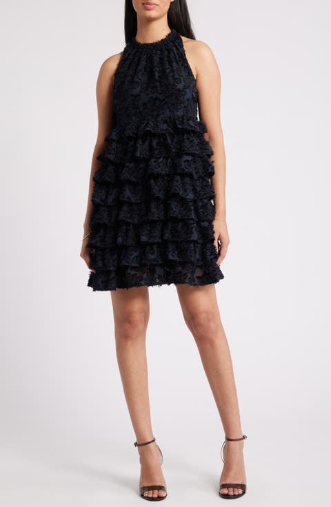 Tiered Ruffle Sleeveless Dress