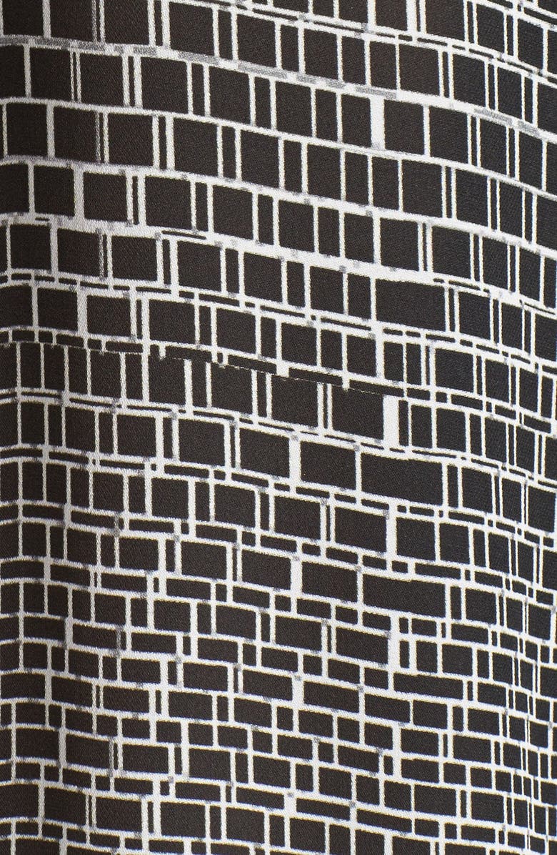 Vince 'Popover Ladder' Print Silk Blouse, Alternate, color, 