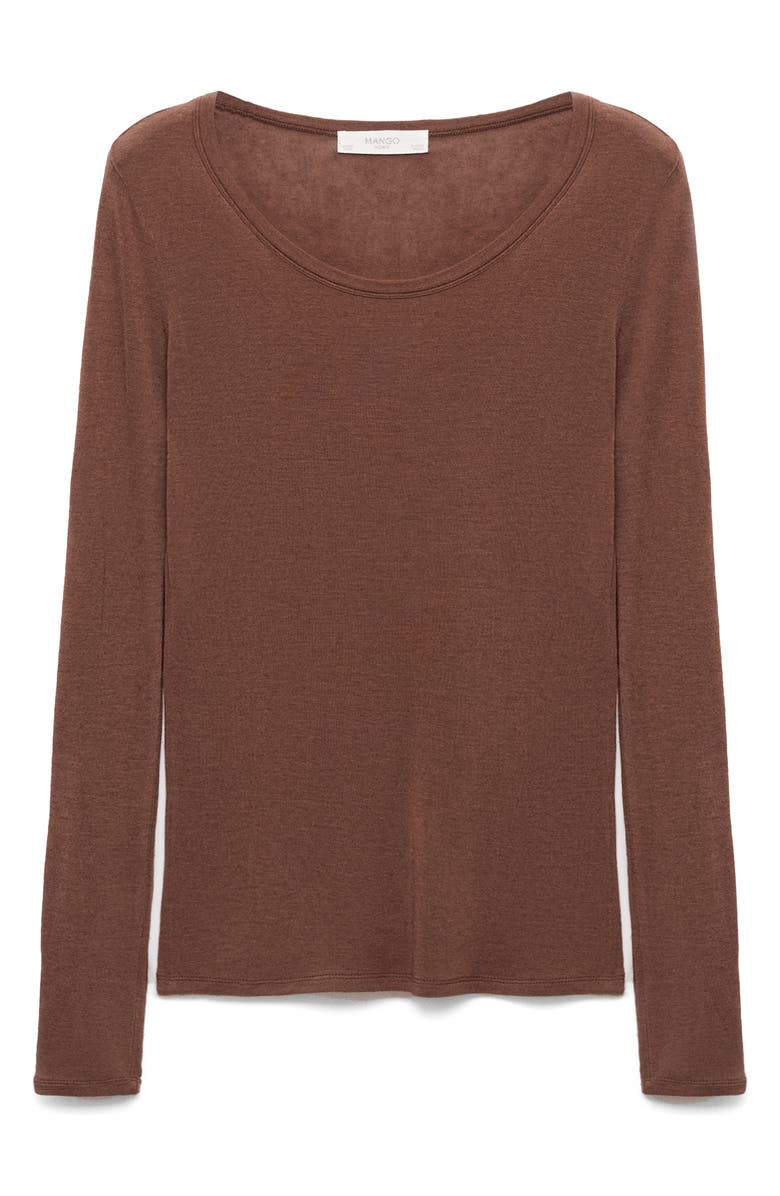 MANGO Long Sleeve Sleep T-Shirt, Alternate, color, 