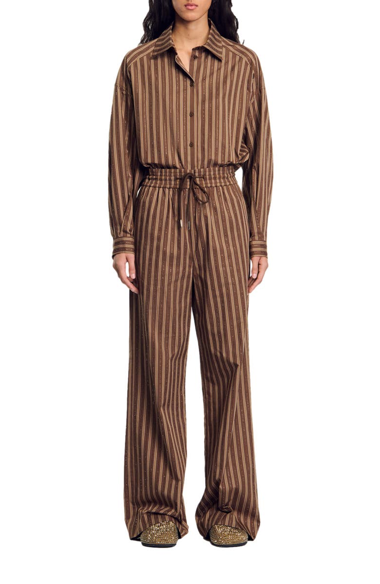 SANDRO Oversized shirt, Alternate, color, 