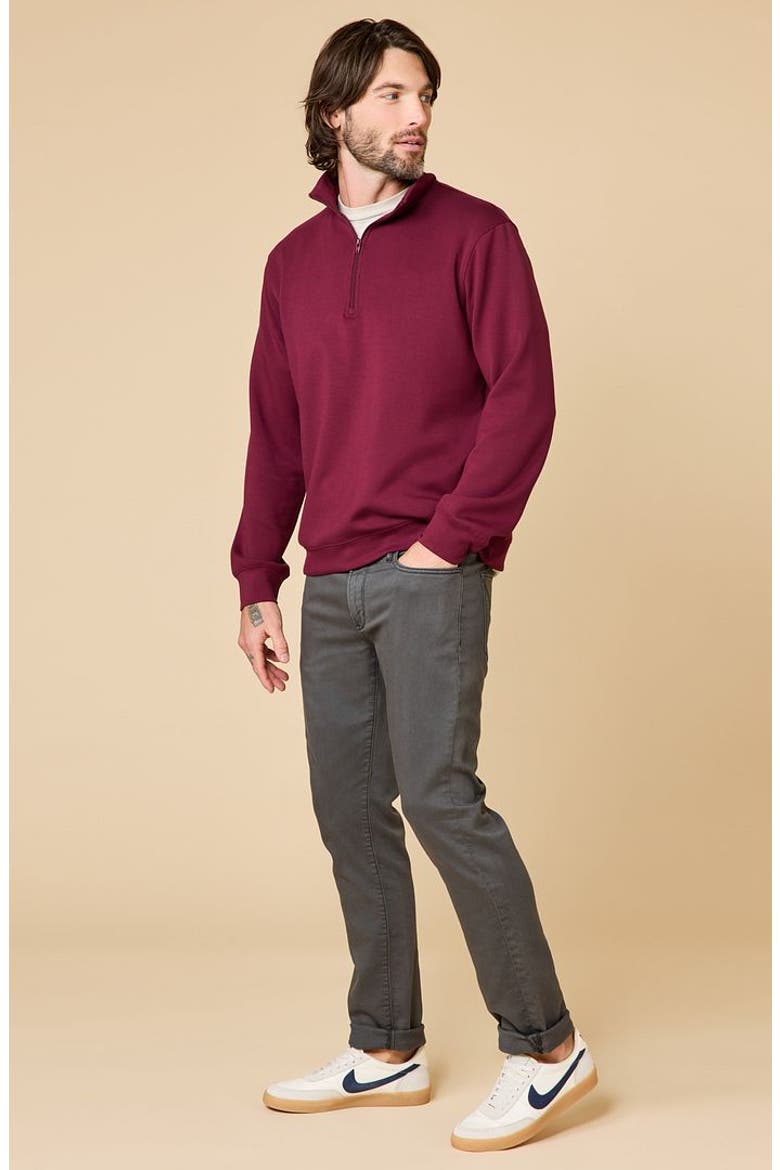 Men's DreamTech Athleisure Quarter Zip, Alternate, color, Cherry Cola