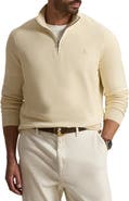 Polo Ralph Lauren Big & Tall Pima Cotton 1/2-Zip Sweater