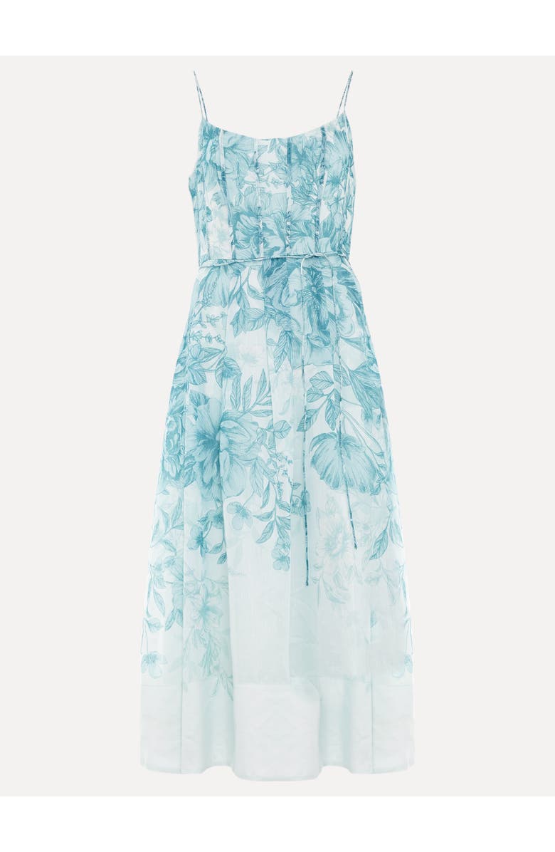 Phase Eight Velicia Floral Dress, Alternate, color, Pale Blue