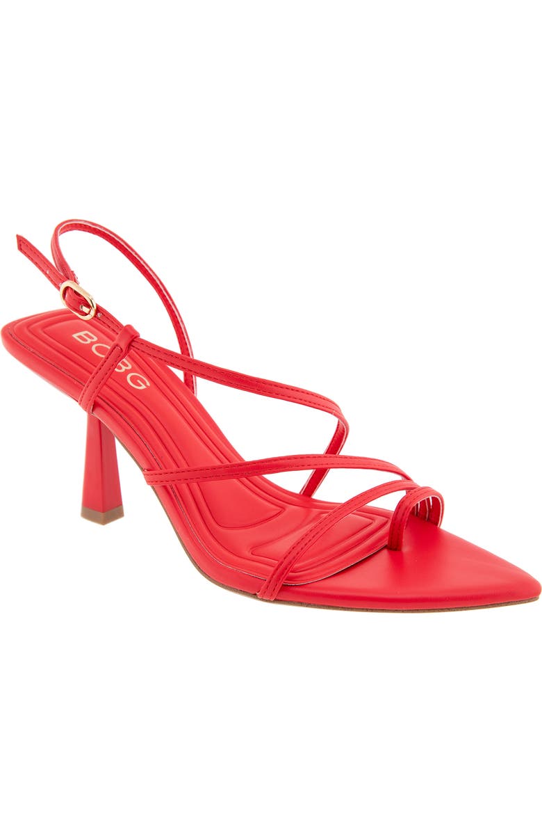 BCBGeneration Ilta Pointed Toe Sandal, Main, color, Tomato