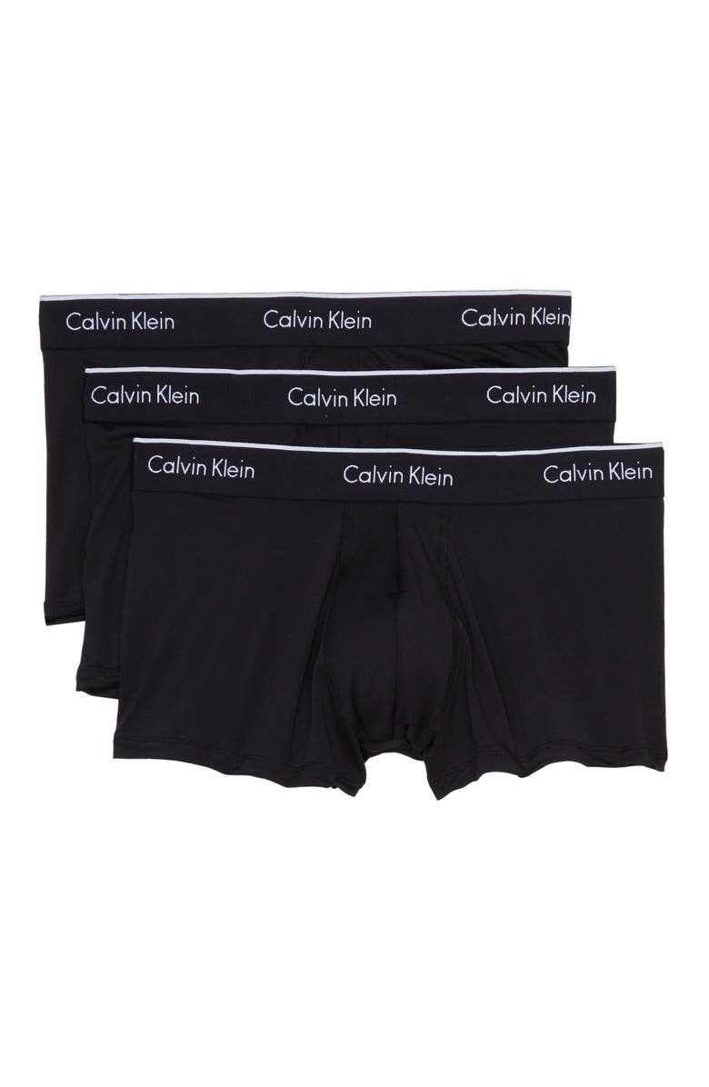 Calvin Klein Low Rise Trunks - Pack of 3, Main, color, 