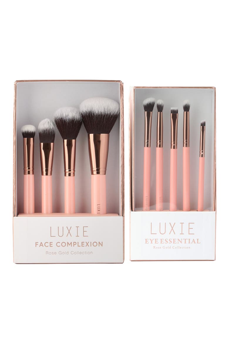 Face Complexion & Eye Essential Brush Set (Nordstrom Exclusive), Main, color, NO COLOR