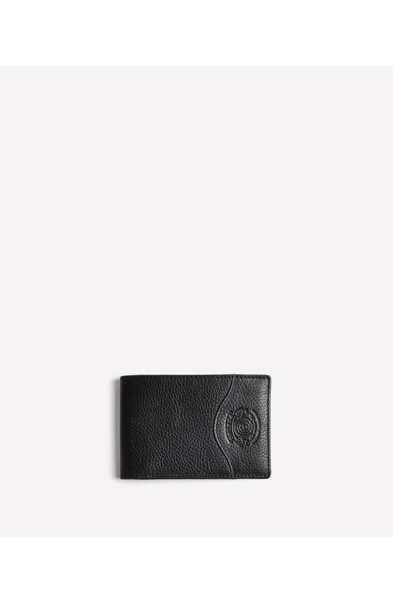 Ghurka Slim Wallet No. 395, Main, color, Vintage Black Leather