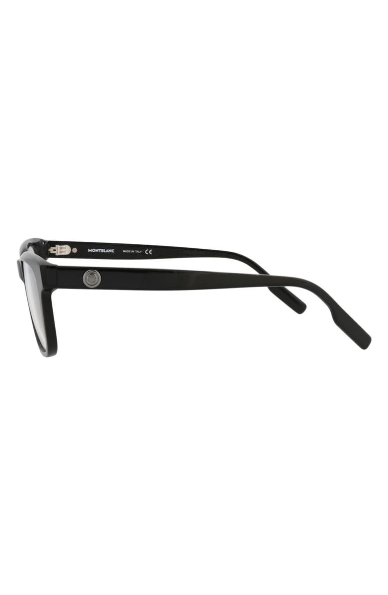 Montblanc 51mm Square Optical Glasses, Alternate, color,