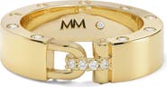 Melinda Maria Ashley Smooth Lock Ring