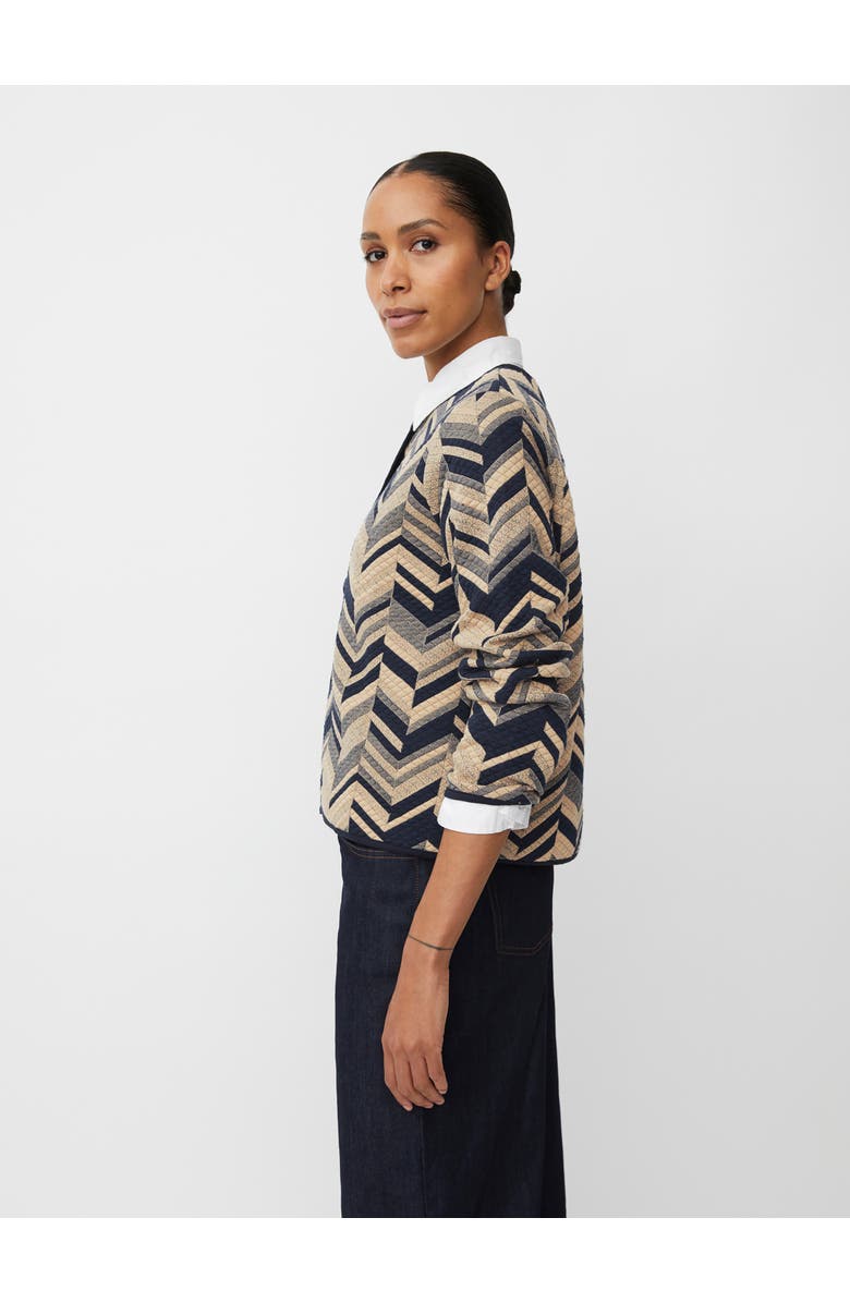 Masai Copenhagen MaJuanta Long Sleeve Round Neck Jacket, Alternate, color, Travertine