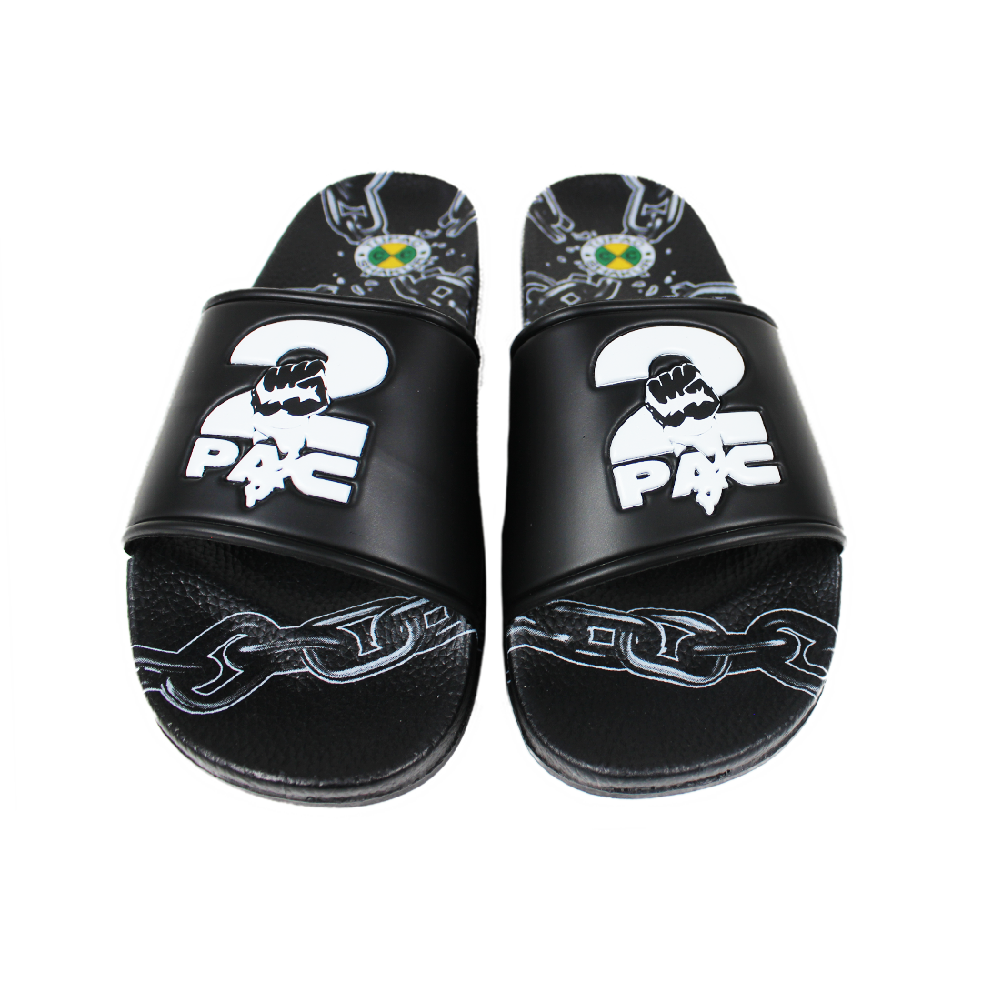 Cross Colours 2Pac Chain Slides, Main, color, Black