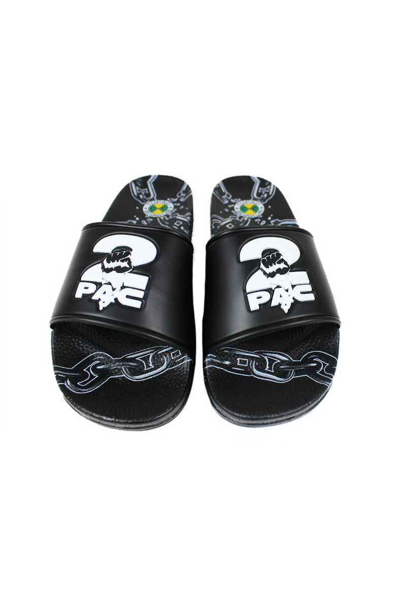Cross Colours 2Pac Chain Slides, Main, color, Black