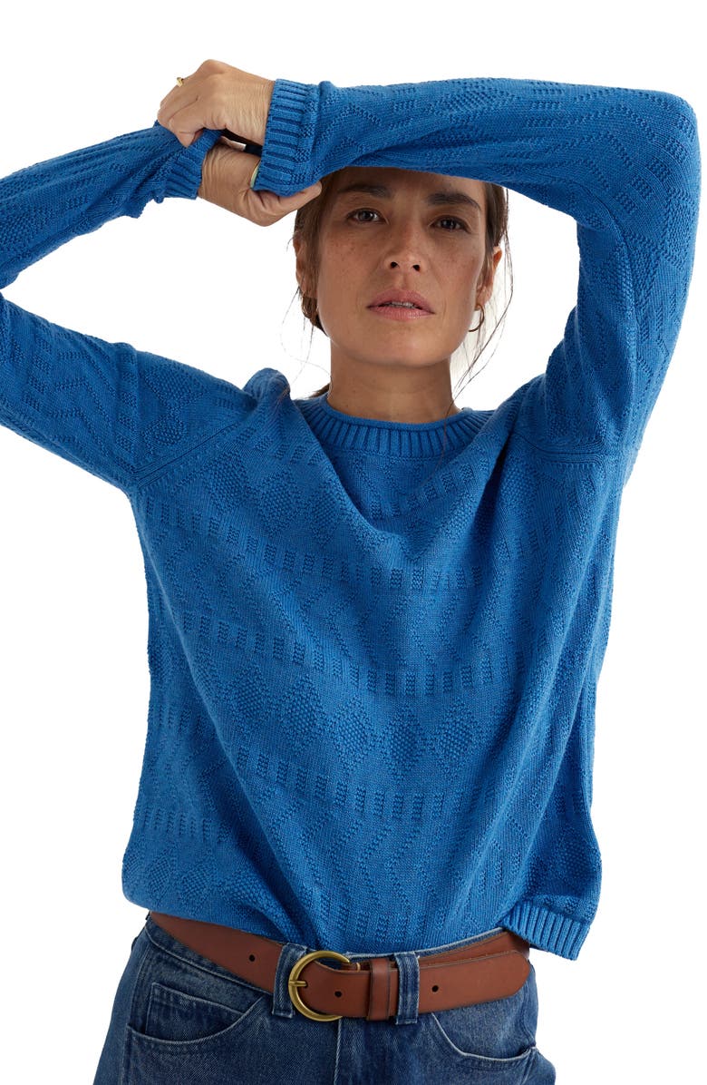 Seasalt Cornwall Kinter Organic Cotton Crewneck Sweater, Alternate, color,