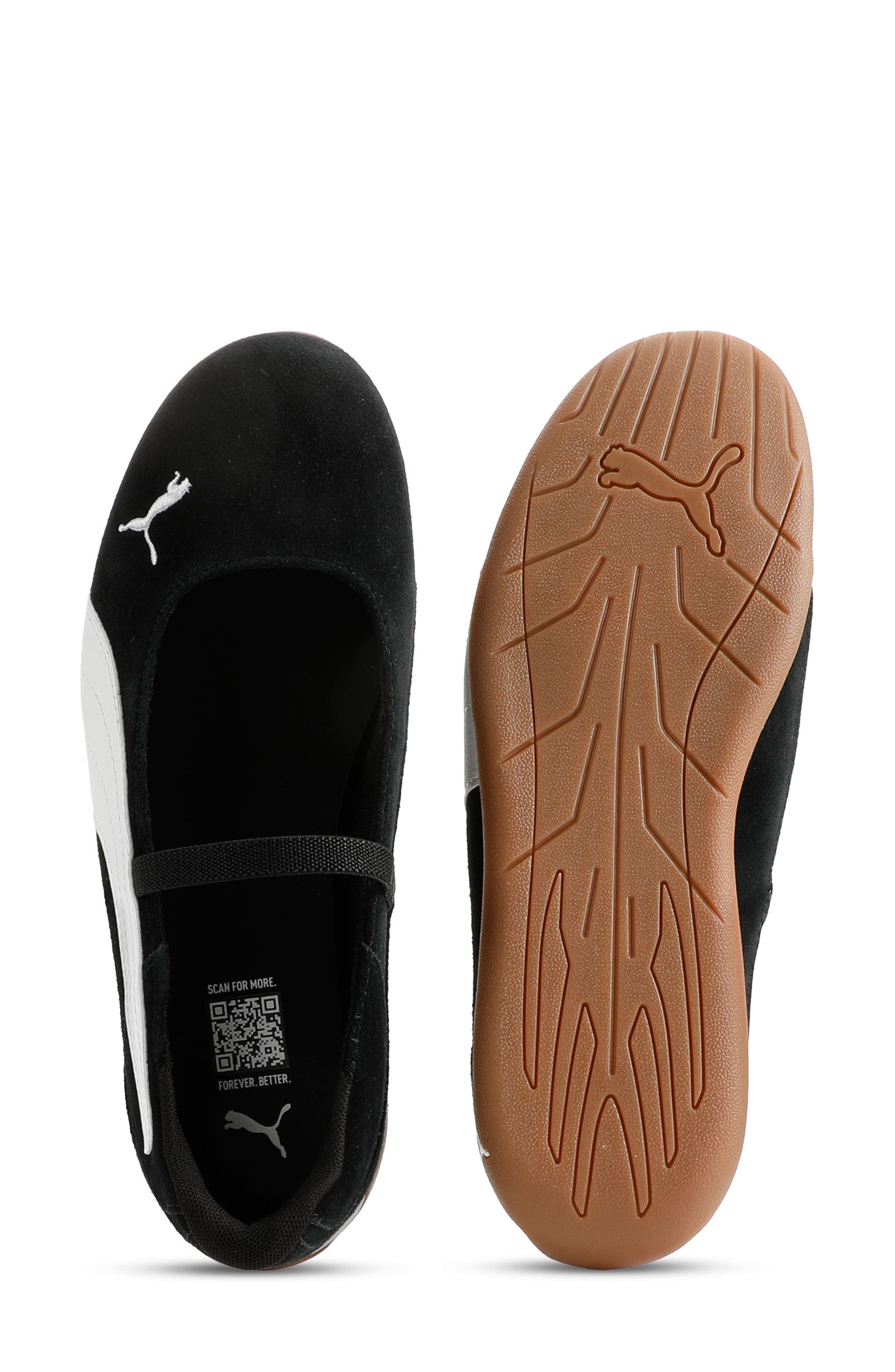 Replicat-X Ballet Sneaker, Alternate, color, PUMA BLACK/ PUMA WHITE/ GUM