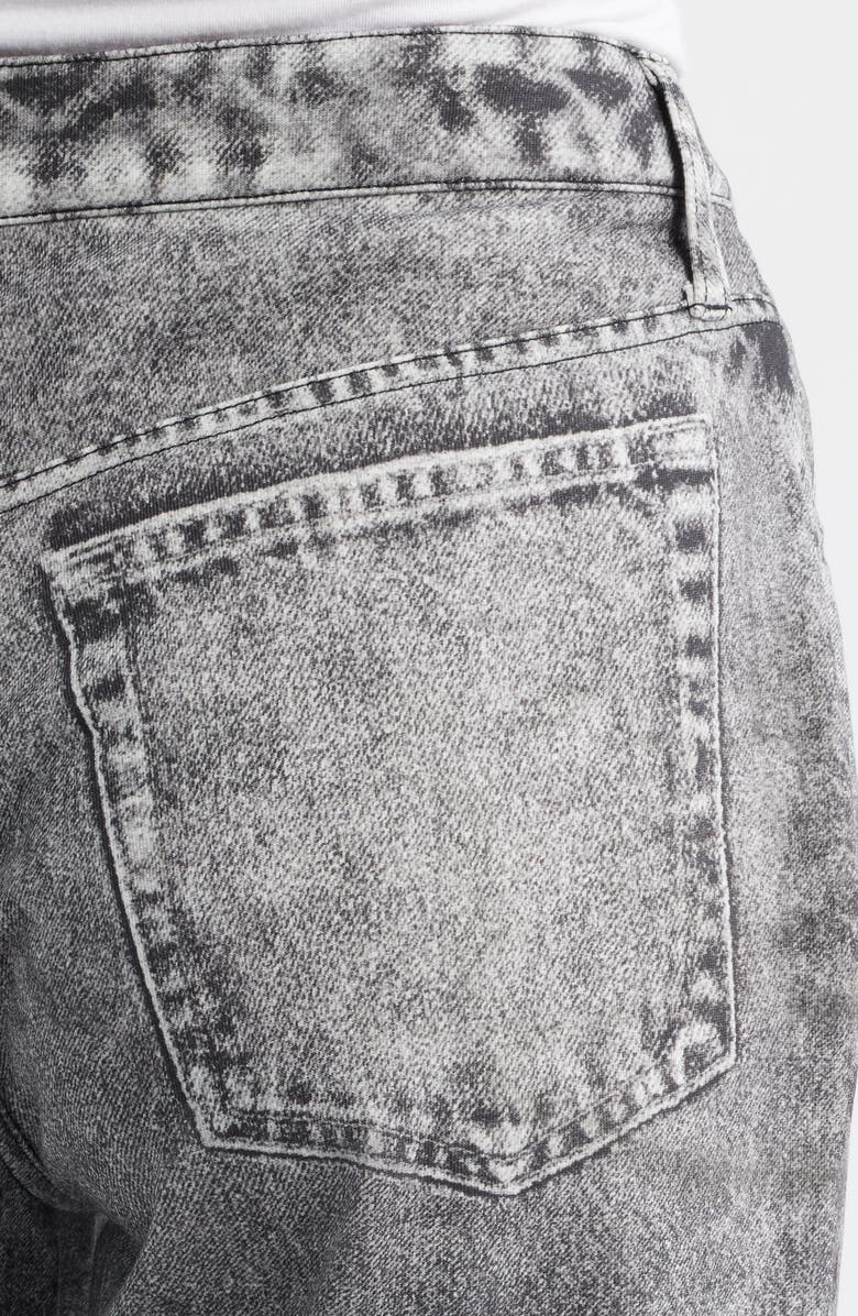 CITY BLUES High Waist Wide Leg Knit Jeans, Alternate, color, Gray