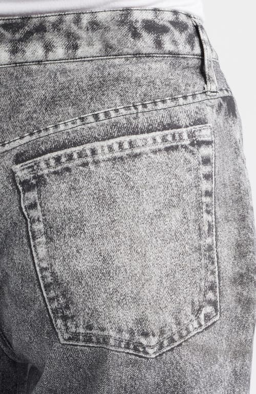 City Blues High Waist Wide Leg Knit Jeans In Gray