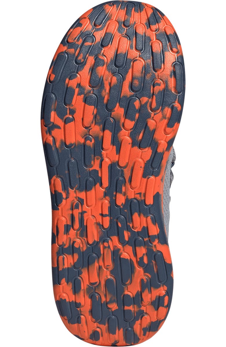 adidas Kids' Lite Racer Adapt 7.0 Sneaker, Alternate, color, Grey/ Orange/ Preloved Ink