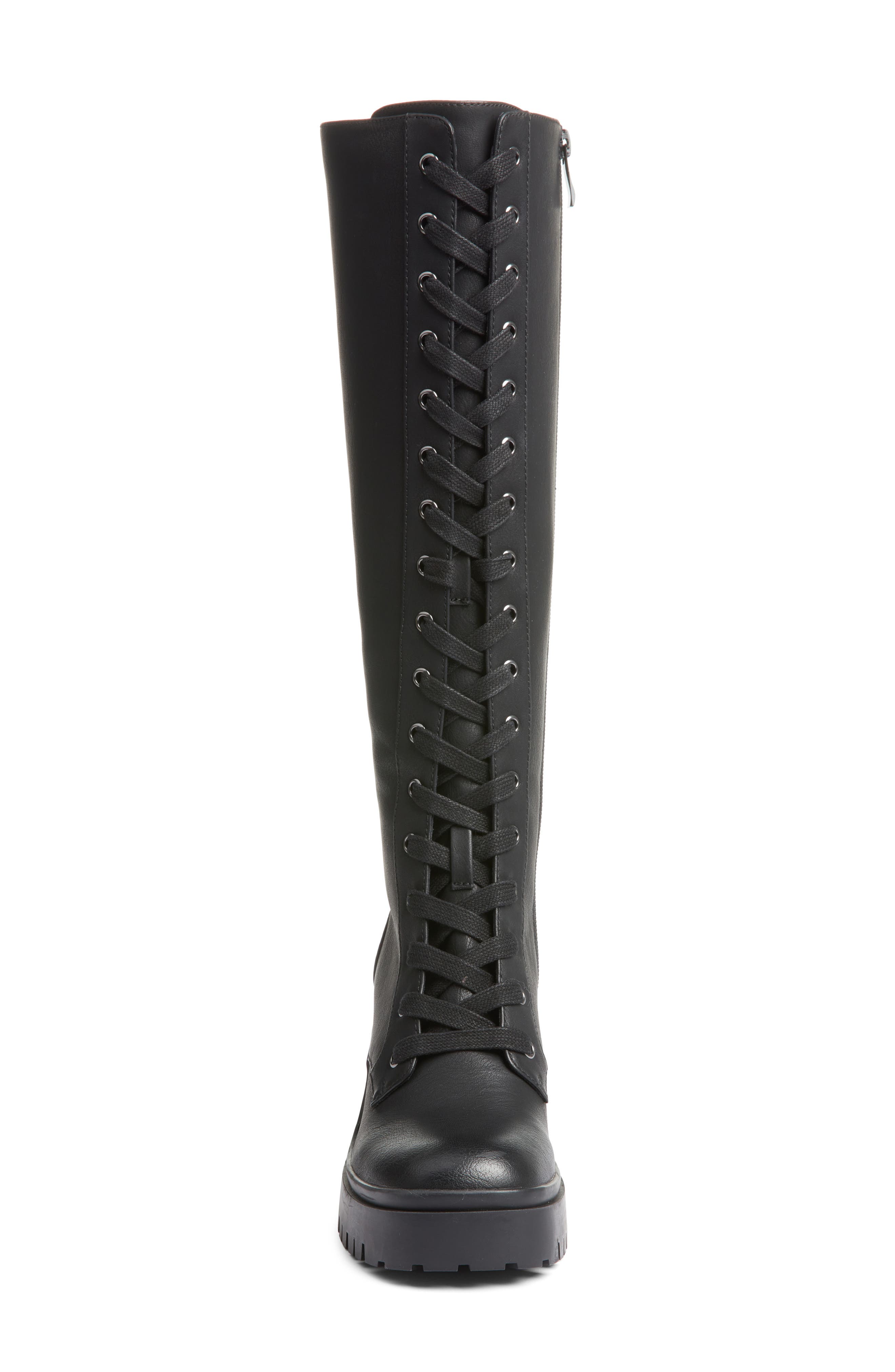 Dirty Laundry Overtimes Smooth Knee High Boot, Alternate, color, Black