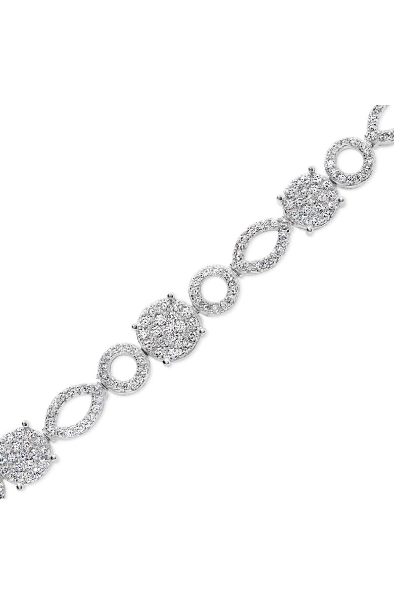 Haus of Brilliance 10K White Gold 3.00 Cttw Diamond Link Bracelet, Alternate, color, White Gold