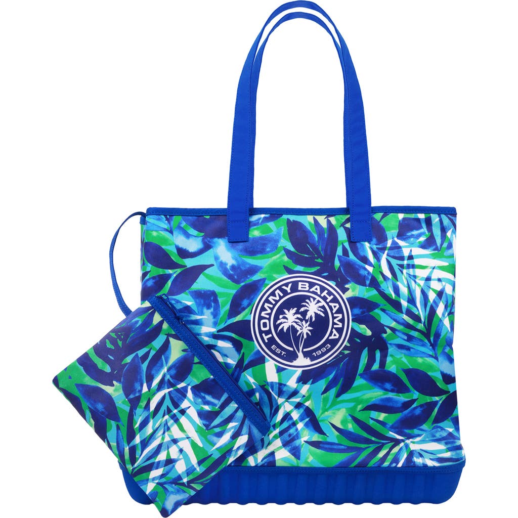 Tommy Bahama Patch Water-repellant Tote Bag With Pouch In Multi