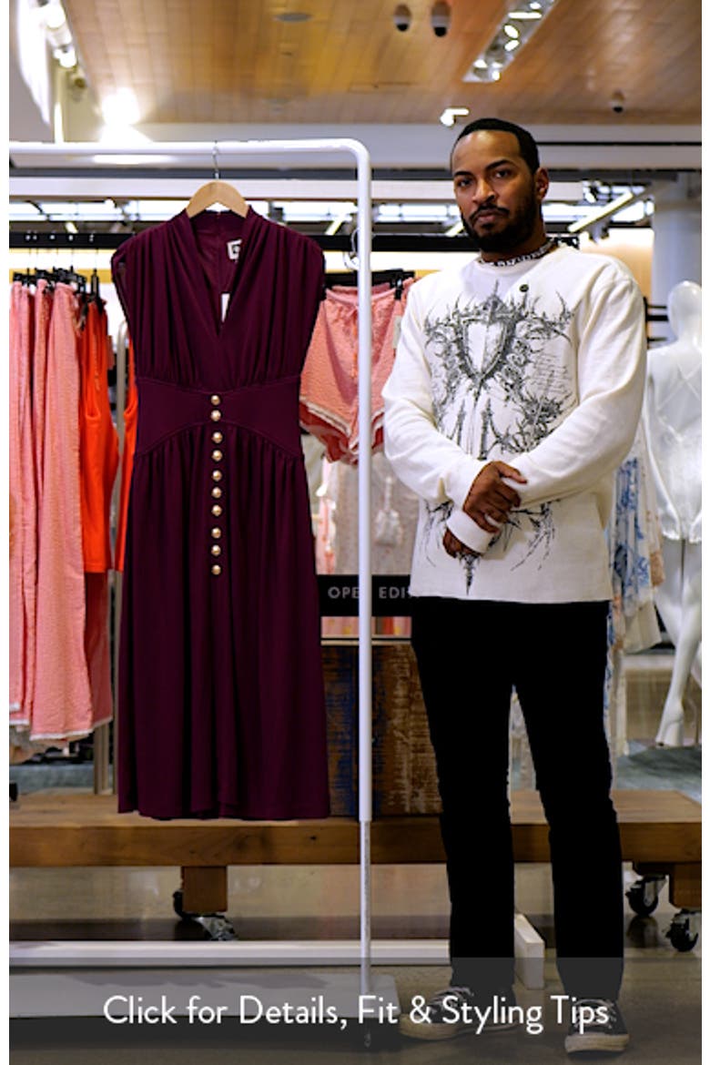 V-Neck Midi Dress video