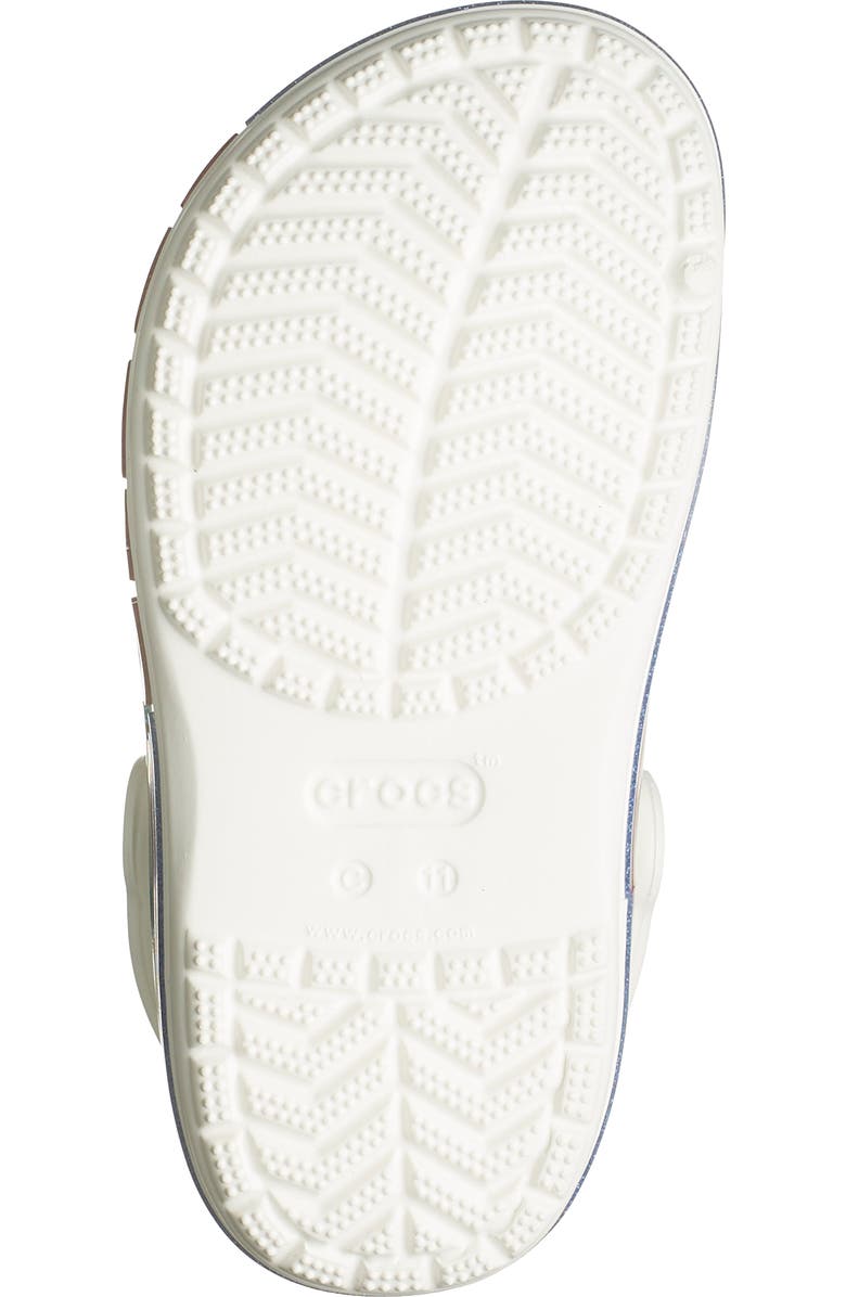 CROCS Kids' Bayaband Rainbow Glitter Clog, Alternate, color,