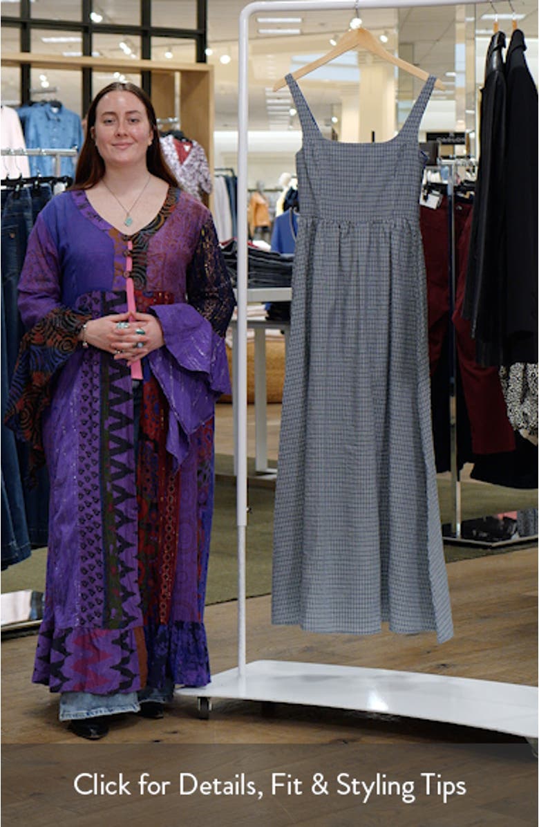 Cartmel Check Maxi Dress, sales video thumbnail