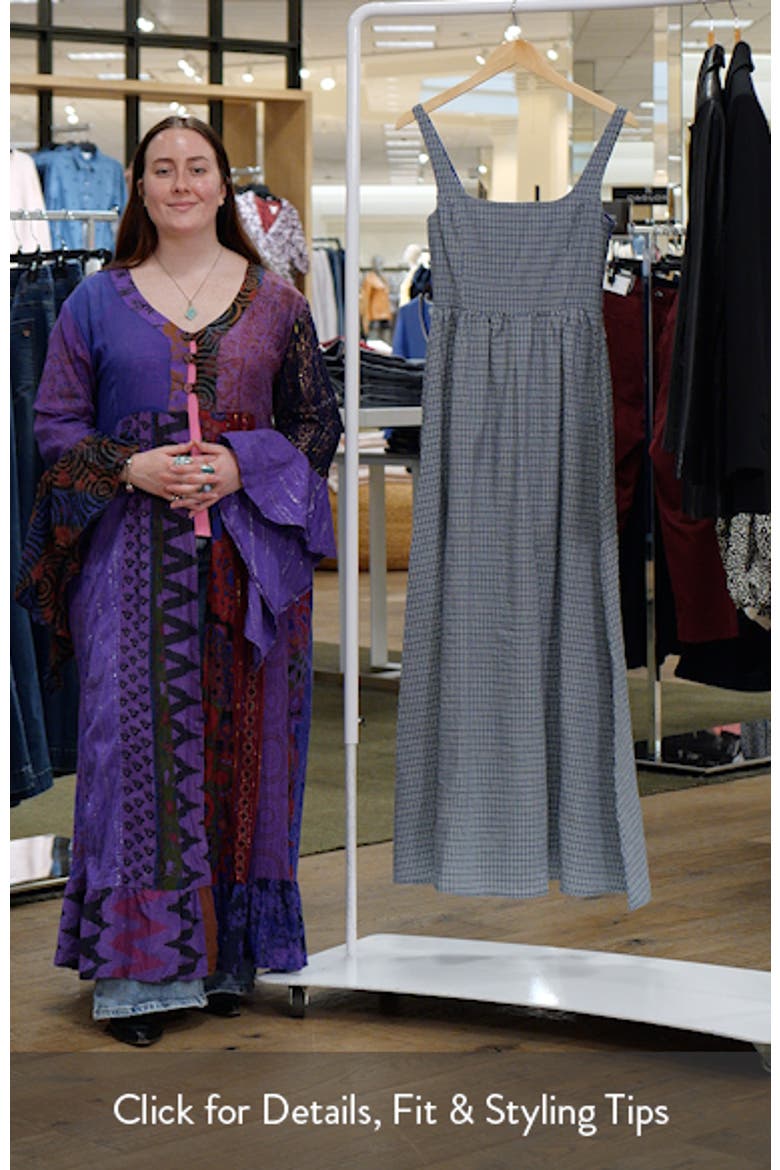 Cartmel Check Maxi Dress video