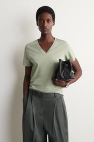 COS Cotton V-Neck T-Shirt