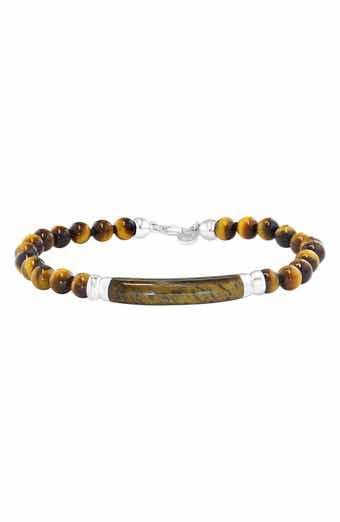 EFFY Men's Tiger's-Eye Beaded Bracelet