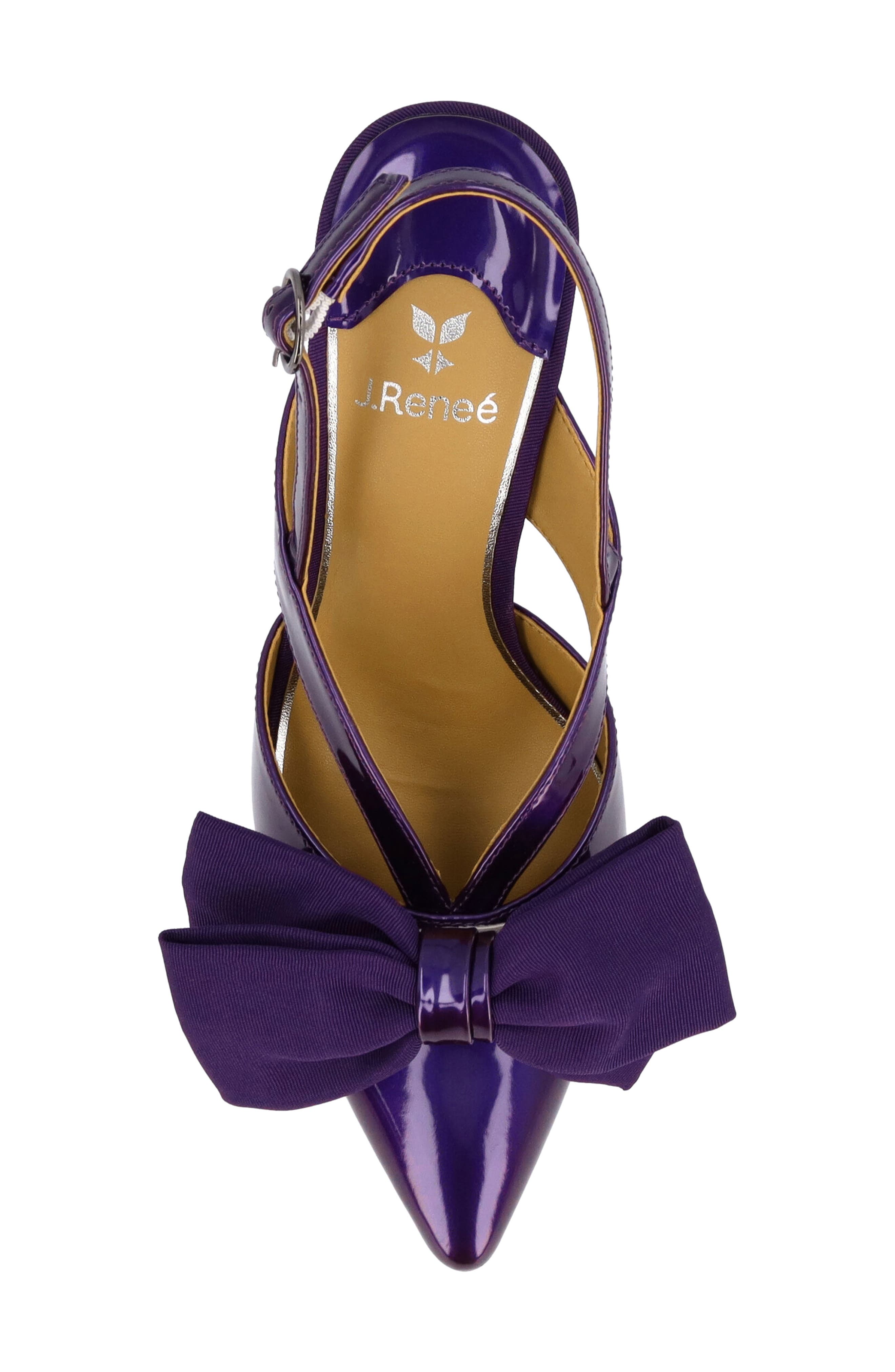 Morigen Slingback Pointed Toe Pump, Alternate, color, PURPLE