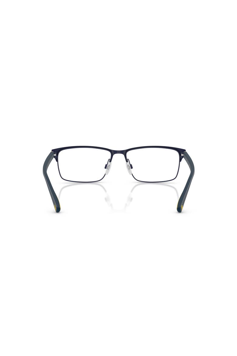 58mm Rectangle optical glasses, Alternate, color, Blue