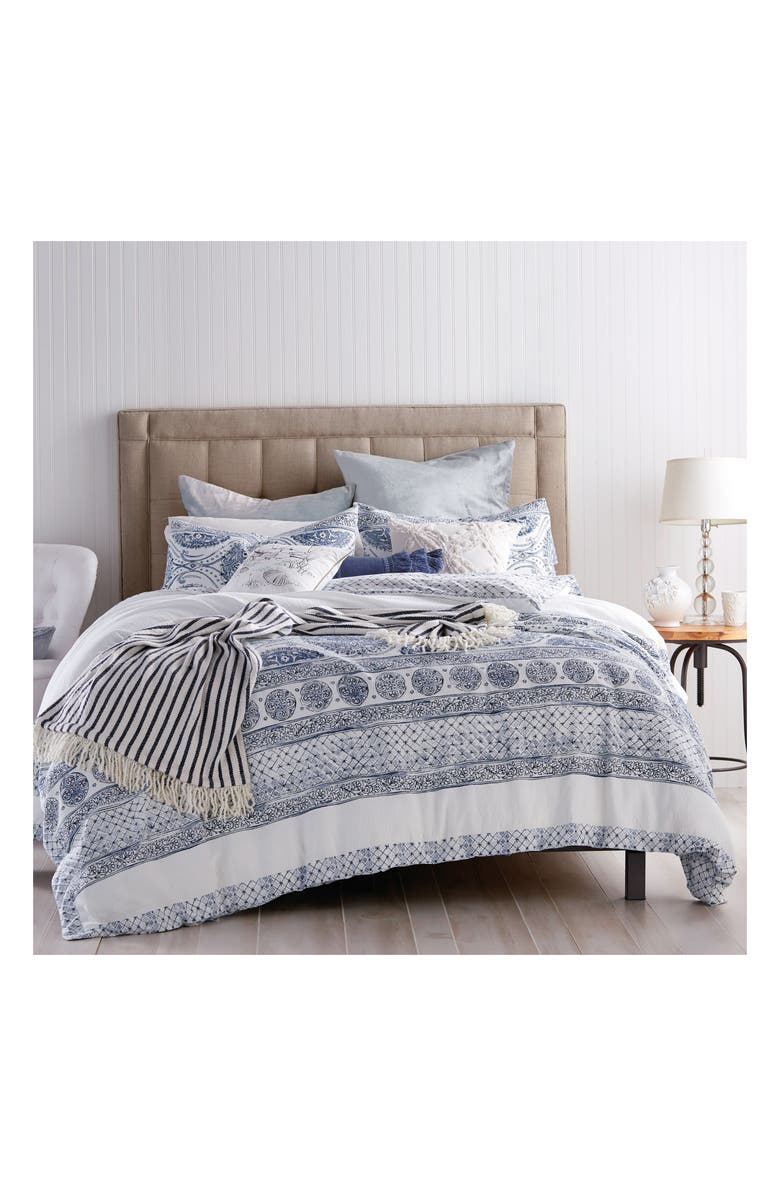 Peri Home Matelassé Medallion Bedding Collection, Main, color, 