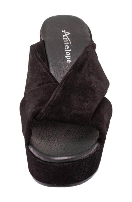 Antelope Talise Slide Sandal In Black