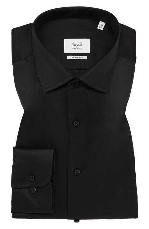 Luxury Modern Fit Non-Iron Dress Shirt