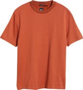 BOSS Thompson Pinstripe Cotton T-Shirt