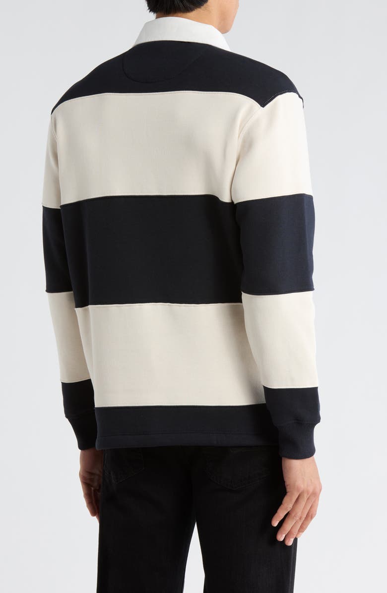 DENIM AND FLOWER Fleece Rugby Polo, Alternate, color,