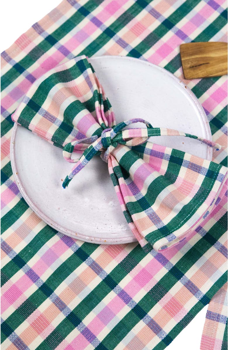Archive New York Handwoven Classic Plaid Cotton Napkins, Set of 4, Alternate, color, Multi
