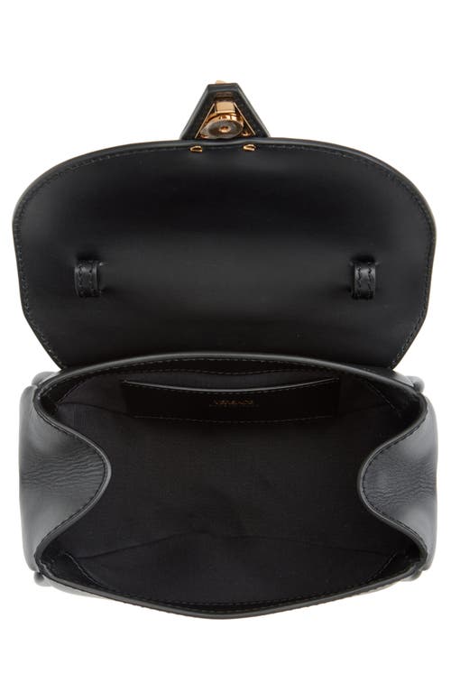 Versace Small Virtus Leather Shoulder Bag