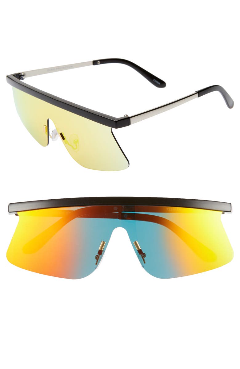 Leith Brow Bar Shield Sunglasses, Main, color, 