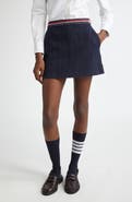 Thom Browne Side Tab Tweed Miniskirt