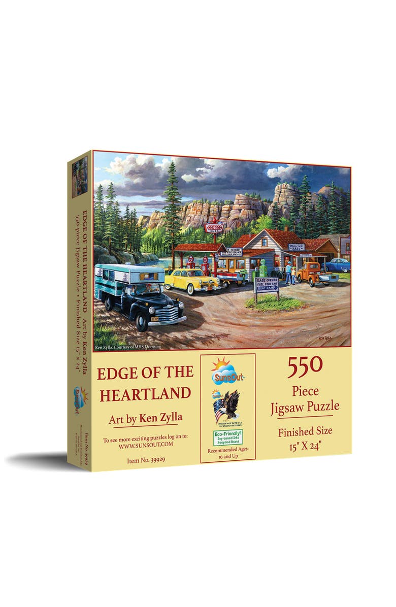 Sunsout Edge of the Heartland 550 piece Jigsaw Puzzle for Adults, Main, color, Multicolor