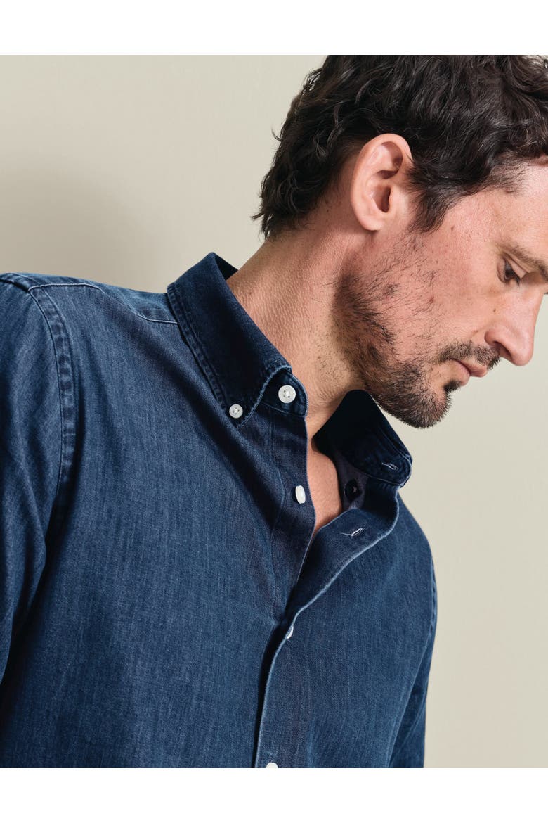 Denim Shirt, Alternate, color, Indigo Blue