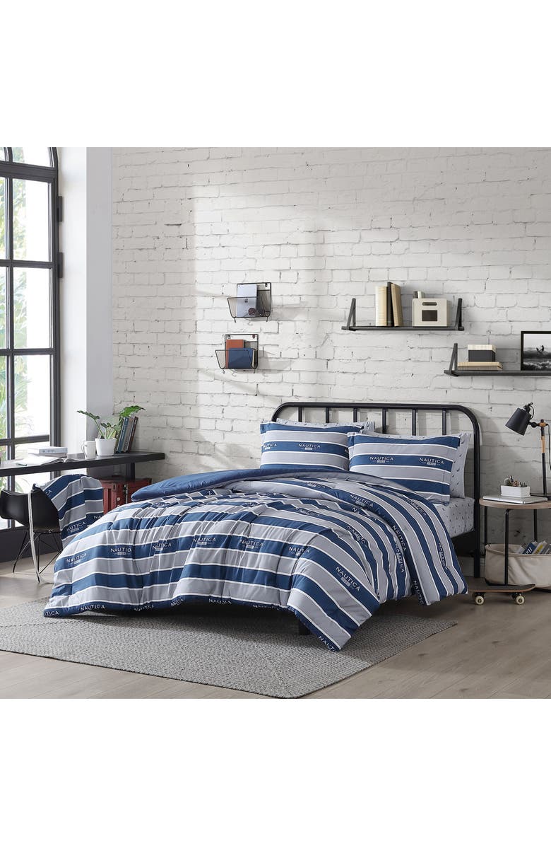 Nautica Thorton Lake Complete Bedding Set, Main, color, 