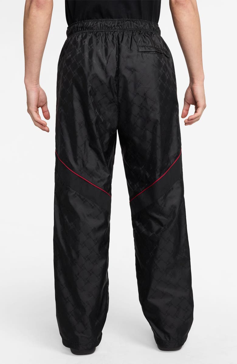 Jordan Brooklyn Printed Nylon Draft Pants, Alternate, color, Black/ Iron Grey/ Gym Red/ Red
